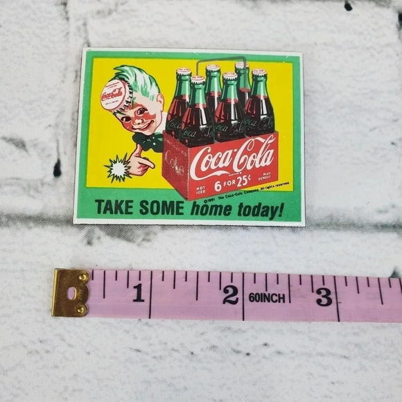 1991 Coca Cola Sprite Boy Andy Rooney Magnet 90s Vintage Collectible 50 - Picture 3 of 4